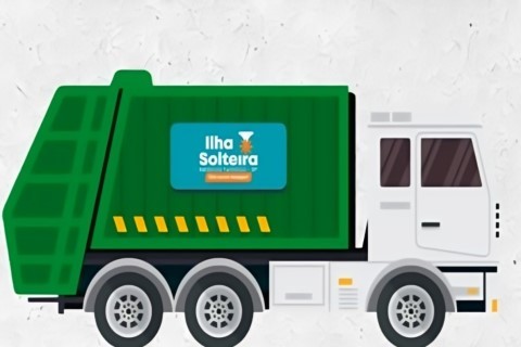 Prefeitura reforça calendário de coleta de lixo e orienta população para descarte correto em Ilha Solteira