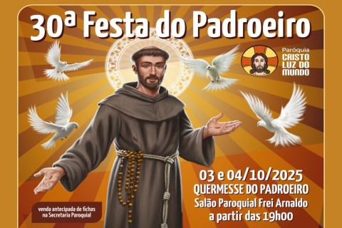 Paróquia Cristo Luz do Mundo celebra Tríduo e festa em honra a São Francisco de Assis em Ilha Solteira