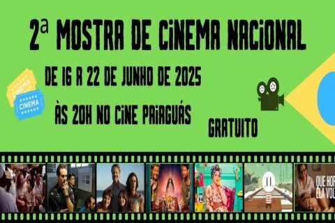 Ilha Solteira recebe a 2ª Mostra de Cinema Nacional com entrada gratuita