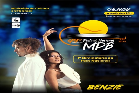 Benziê é destaque no segundo dia do 49º Festival Nacional de MPB de Ilha Solteira